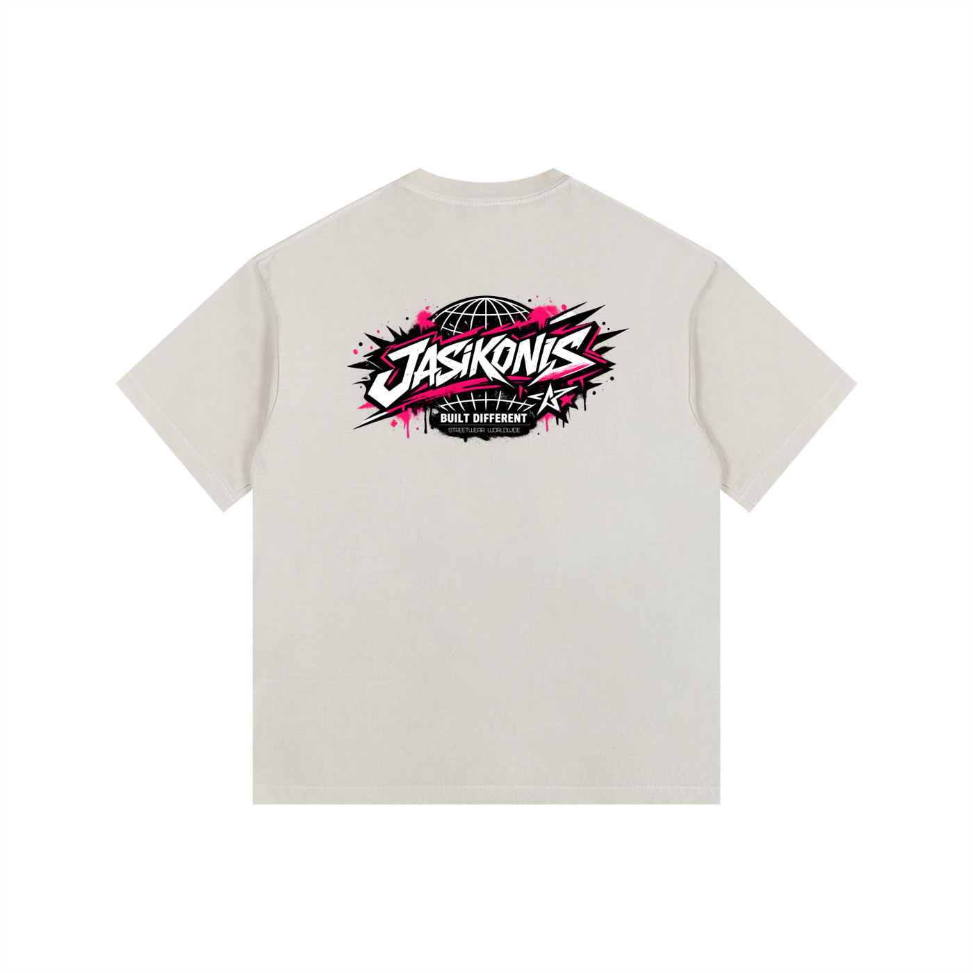 Vintage Washed Oversized Cotton T-Shirt